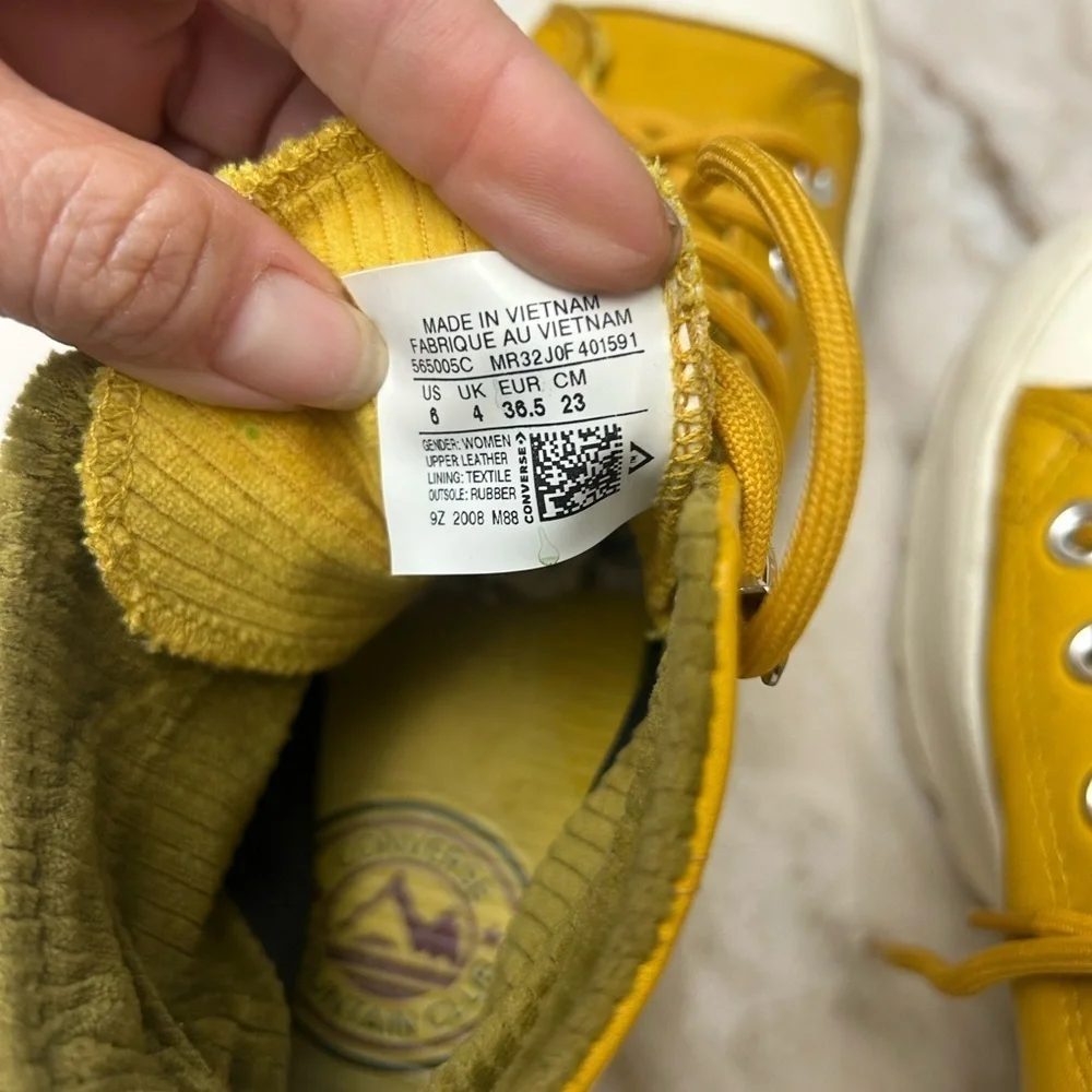 Converse bright yellow